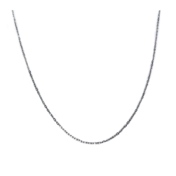 Van Cleef & Arpels 18k White Gold Rada Chain Necklace 18"