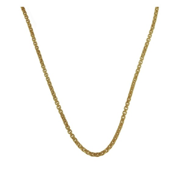 David Yurman Small Box Chain in 18k Yellow Gold 2.7mm, 24 Inch