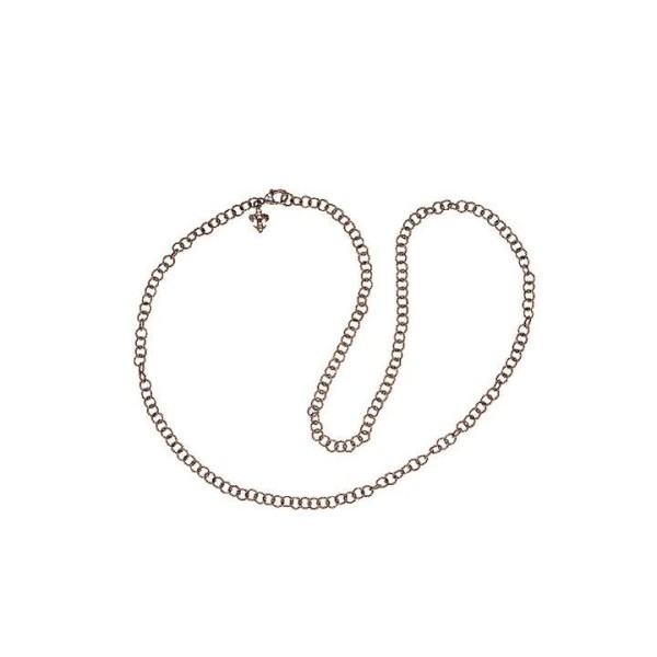 Judith Ripka Dark Gray " Verona Circle Link Chain